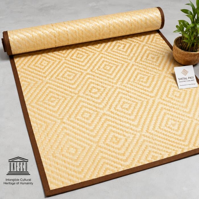 Sylhet Shital Pati Cool Cane Floor Mat