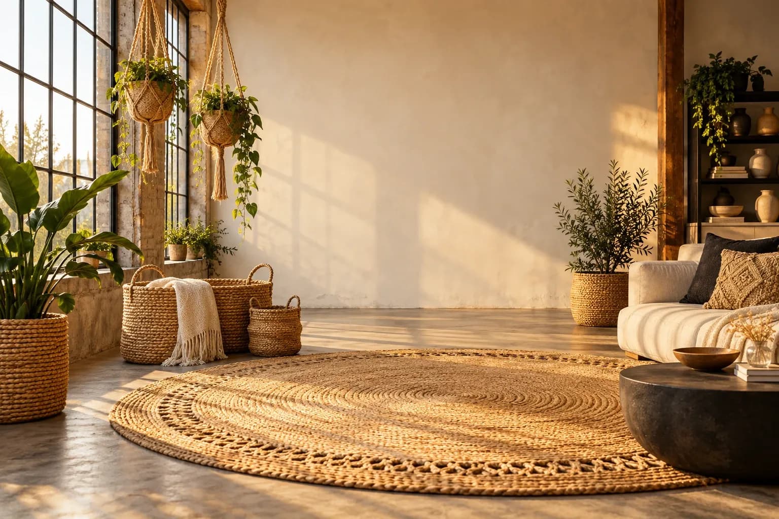 Raw Golden Jute & Natural Living