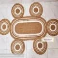 Ahiyana Premium Machine Made Seagrass Round Table Mat | Aesthetic Home Decor Rug