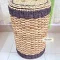 Ahiyana Premium Round natural Seagrass Laundry Basket with Lid