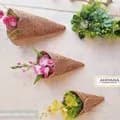 Ahiyana Handmade Natural Seagrass V-Shape Wall Hanging Flower Basket and Plant Holder