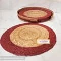 Ahiyana Premium Machine Made Seagrass Round Mat - 12 Inch | Aesthetic Home Decor Rug