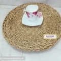 Ahiyana Premium Machine Made Seagrass Round Mat - 16 Inch | Aesthetic Home Decor Rug