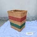 Ahiyana Premium Square Seagrass Laundry Basket with Lid