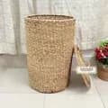 Ahiyana Premium Round Seagrass Laundry Basket with Lid