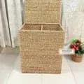 Ahiyana Premium Square Seagrass Laundry Basket with Lid